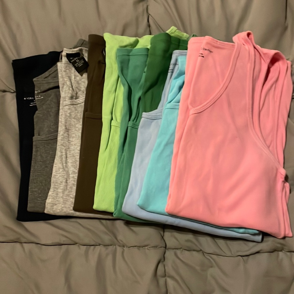 New York and company lot of 9 tank tops. Size XL